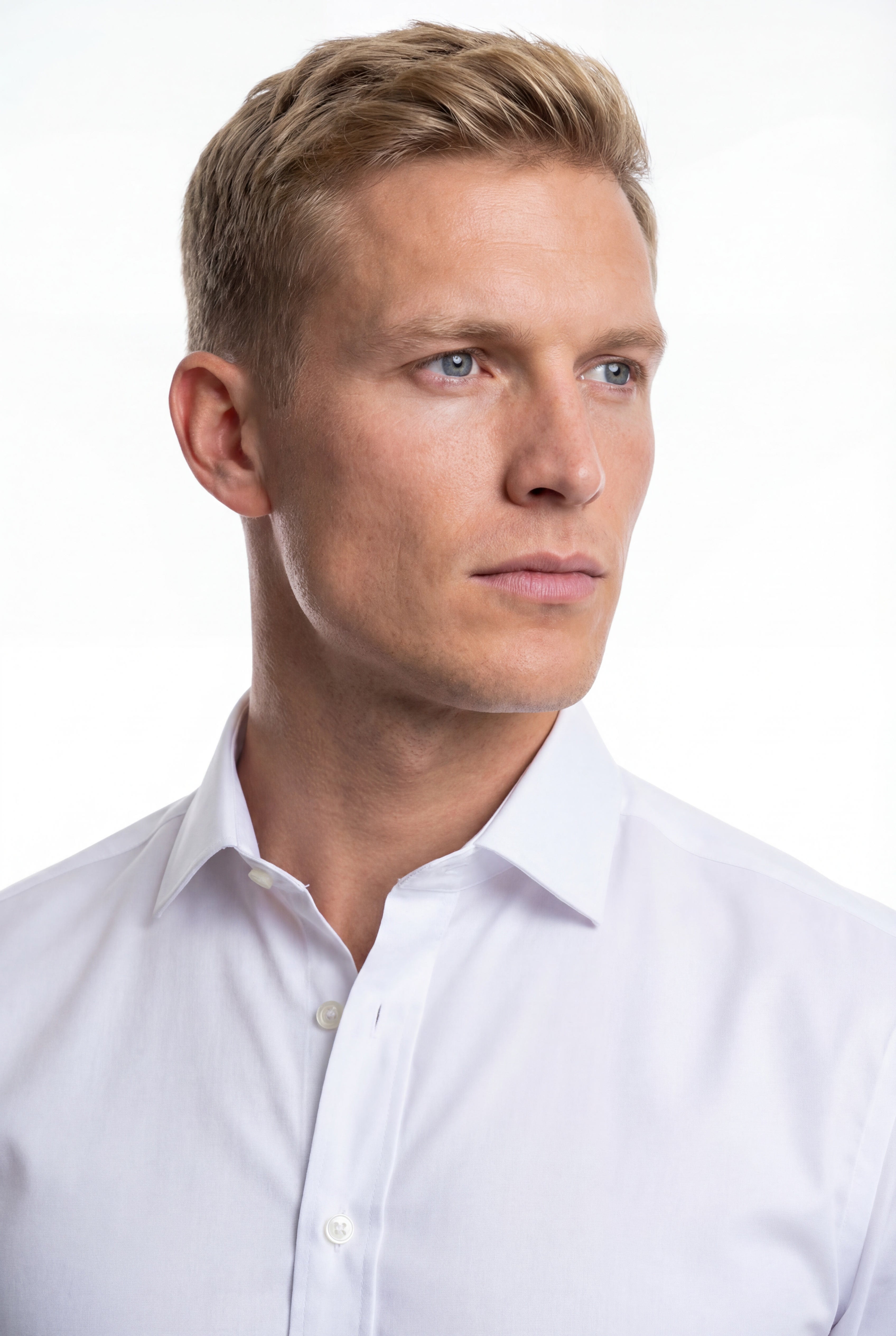 Signature White Comfort Stretch Shirt – BRAVENTA